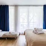Wola Nest By Aparo - Metro Rondo Daszynskiego, Centrum, Browary Warszawskie, Winda, Balkon * وارسو
